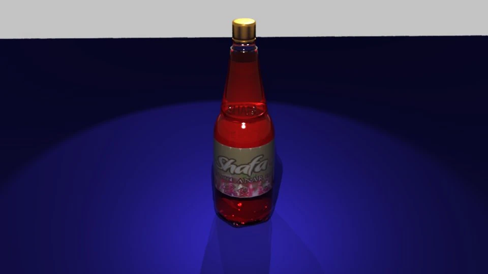 juice bottle 3D Model .c4d .max .obj .3ds .fbx .stl .blend 