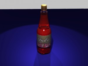 juice bottle 3D Model