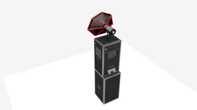 photobooth Model 3D .c4d .max .obj .3ds .fbx .stl .blend