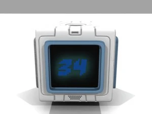 number box 3D Model