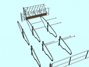 fencing for cows Modelo 3D