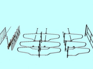 fencing for cows Modelo 3D