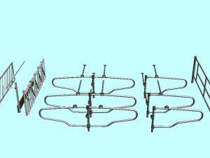 fencing for cows 3D Model