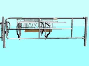 fencing for cows Modelo 3D