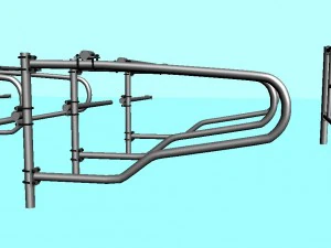fencing for cows 3D Model