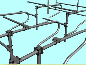 fencing for cows 3D Model