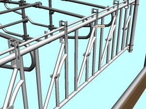 fencing for cows Modelo 3D