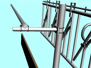 fencing for cows 3D Model