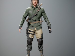 survivor soldier 3D Model