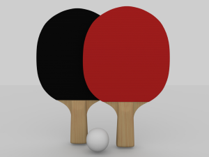 ping pong paddle Modelo 3D