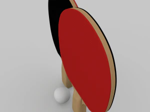 ping pong paddle 3D Model