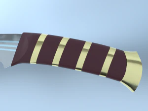 эльфийский меч 3D Модель