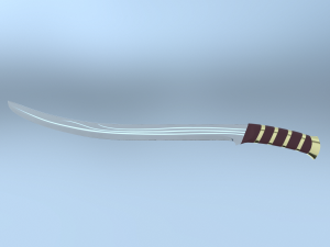 elven sword 3D 모델