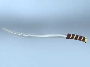 эльфийский меч 3D Модель