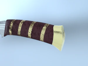 эльфийский меч 3D Модель