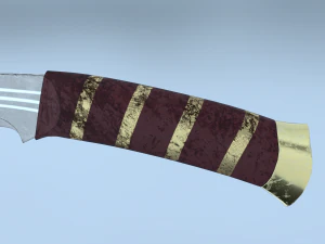 эльфийский меч 3D Модель