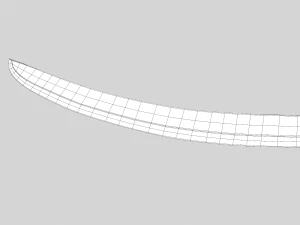 эльфийский меч 3D Модель