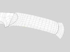 эльфийский меч 3D Модель