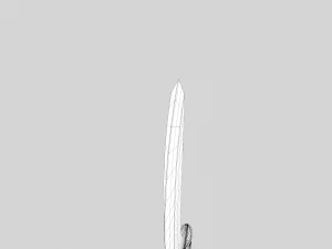 эльфийский меч 3D Модель