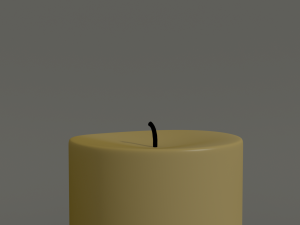 animated hurricane candle 3D Model