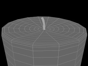 animated hurricane candle 3D Model