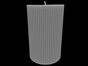 animated hurricane candle 3D Model
