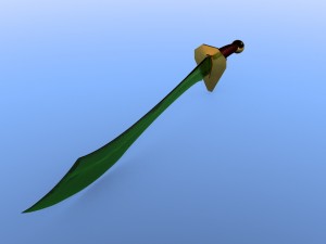 elven sword 3D Модель