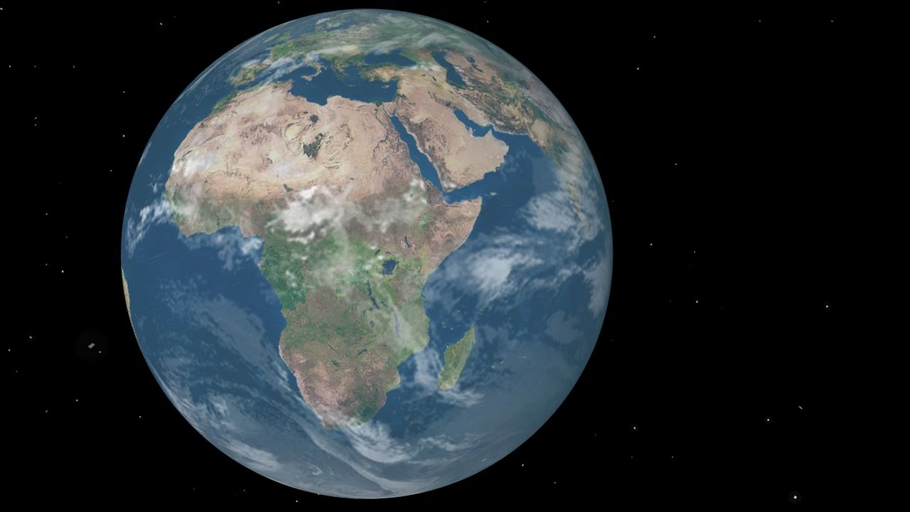 animated lowpoly earth 3D Model .c4d .max .obj .3ds .fbx .stl .blend 