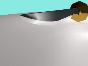 low poly sword 3D Model