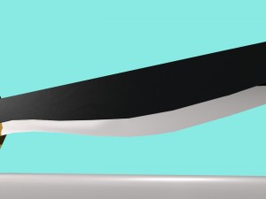 low poly sword 3D 모델