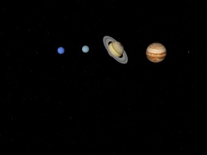 low poly model of the solar system 3D Model