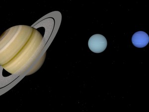 low poly model of the solar system Modèle 3D