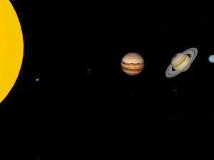 low poly model of the solar system Modèle 3D