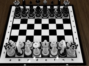 chess board 3D Model