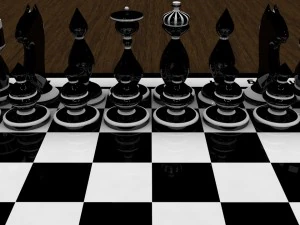 chess board 3D Model