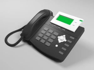 office telephone phone 3D Model
