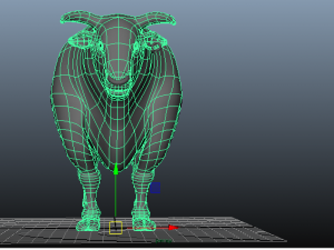 3d bull clean topolodgy mesh 3D Model