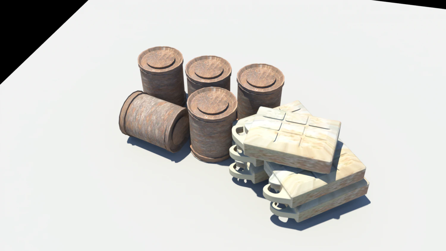 gass galon 2 tipes 3D Model .c4d .max .obj .3ds .fbx .stl .blend 