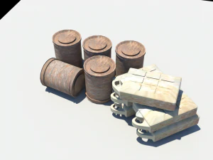 gas gallone 2 punte Modello 3D