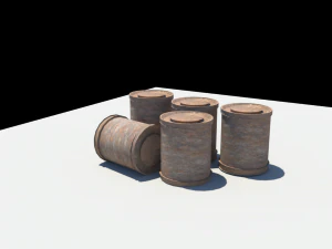 gass galon 2 tipes 3D Model