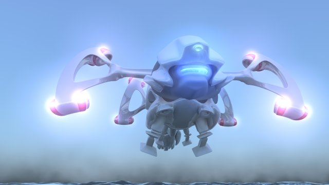 dragonfly prtotype 1 3D Model .c4d .max .obj .3ds .fbx .stl .blend 