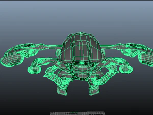 prototipo di libellula 1 Modello 3D