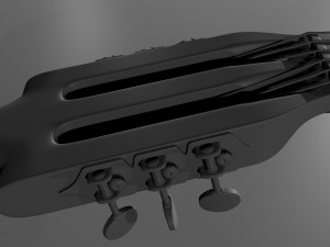 acoustic guitar 3D Model