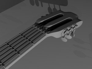acoustic guitar 3D Model