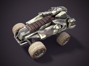 sci-fi armored personnel carriers 3D-Modell