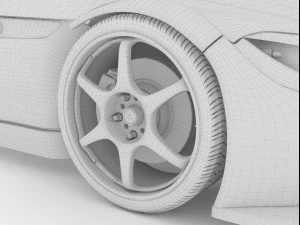 bmw z4 gt3 3D Model
