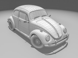volkwagen beetle 1300 3D Model
