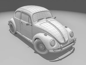 volkwagen beetle 1300 3D Model