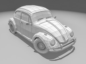 volkwagen beetle 1300 3D Model