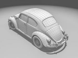 volkwagen beetle 1300 3D Model